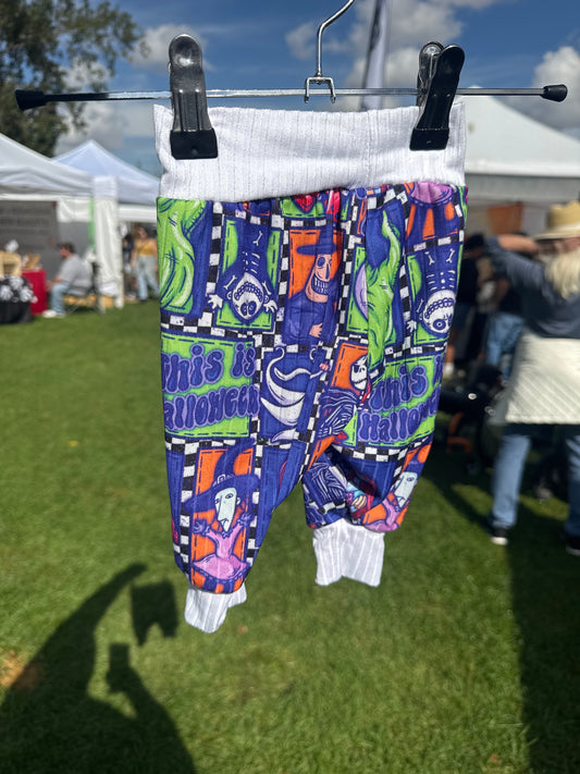 Patches & White Joggers