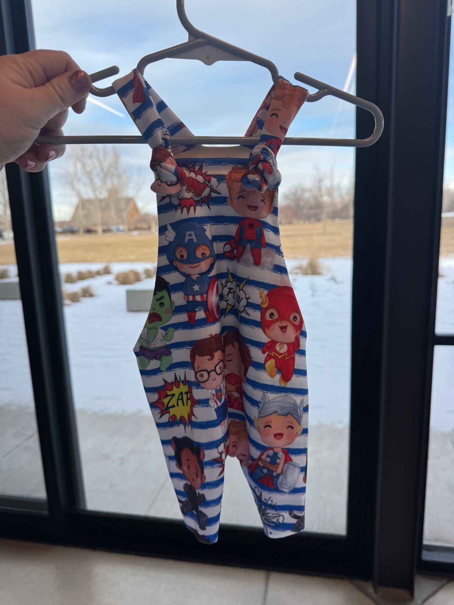 Bitty Belle Overall Super Hero