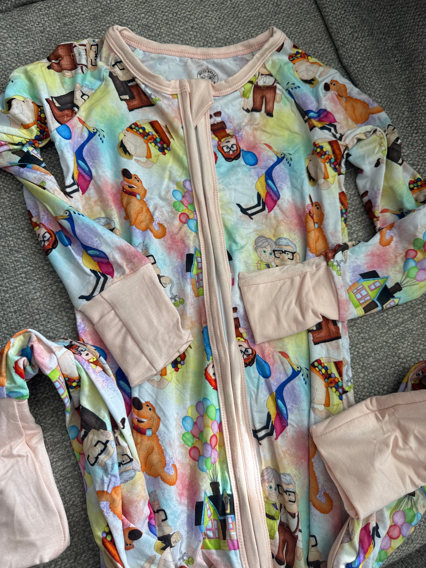 Bitty Belle Up Bamboo Zippy Jammies