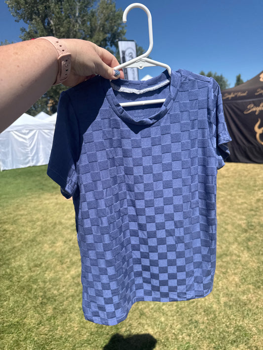 EB Blue Checker Shirt