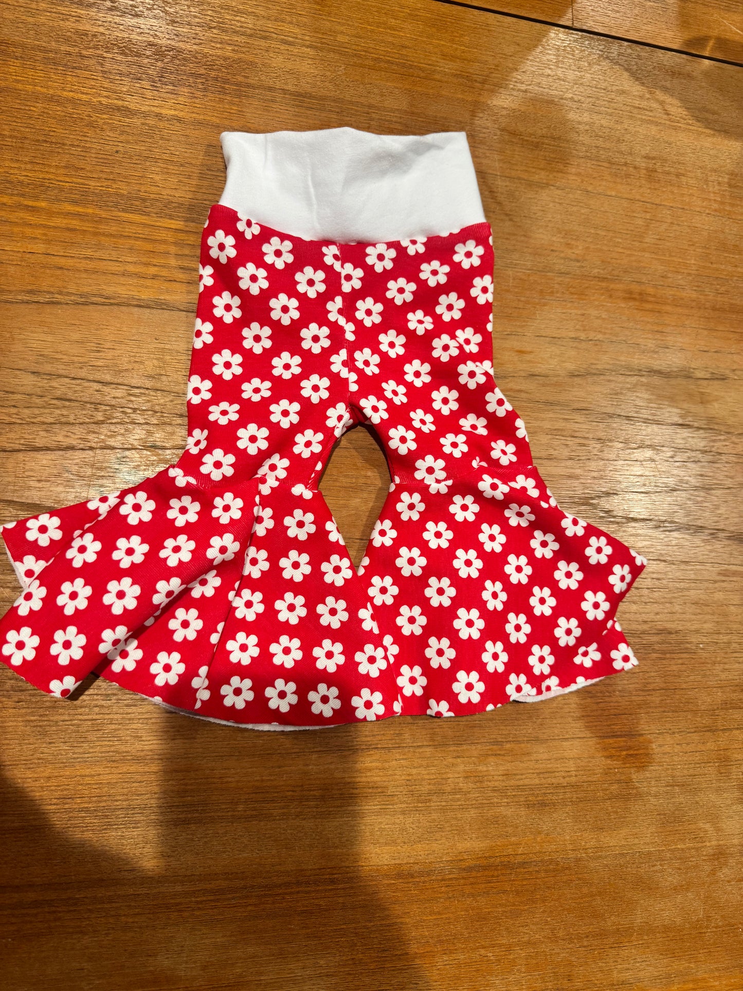 Bitty Belle Retro Red Bell Bottom