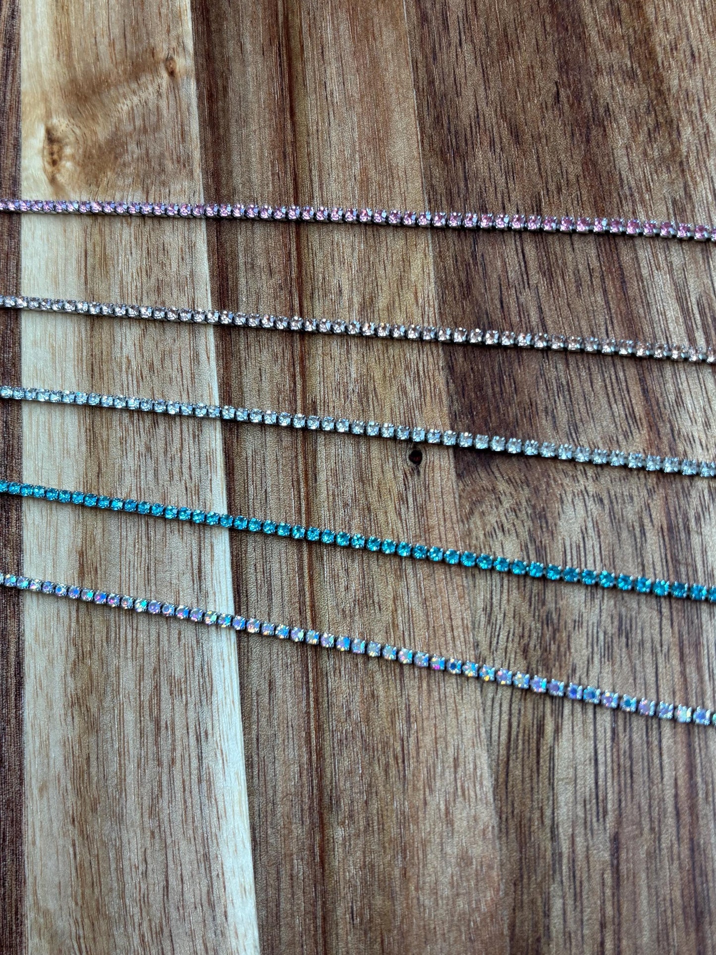 Stainless Steel PVD Tennis Chain – Permanent Jewelry Supplies, Sold by Foot