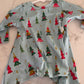 EB Blue Christmas Tree Tshirt Dress