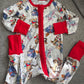 Bitty Belle Winnie Holiday Bamboo Zippy Jammies