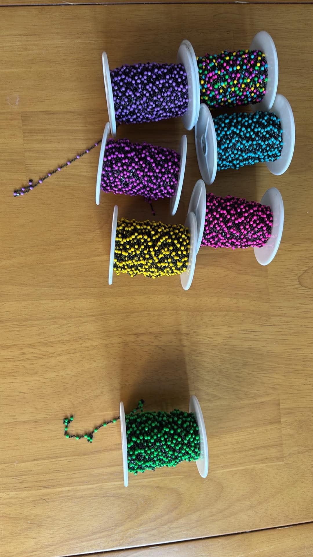 2 of each, 1 of green, 4 of yellow
