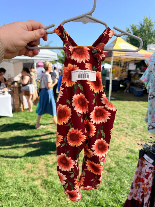 EB Knotted Long Sunflower Overall