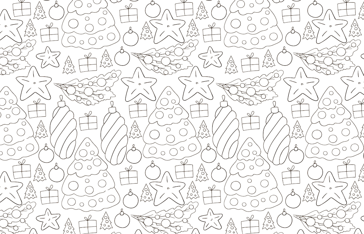 Whimsical Wonderland: Jumbo 24" x 36" Coloring Poster for Endless Creative Fun