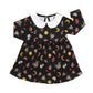 3-4y - Floral Moons Girls Dress