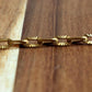 Kinked Paperclip Cable Chain, 6mm x 3mm Brass, Sold by Foot