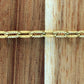 Kinked Paperclip Cable Chain, 6mm x 3mm Brass, Sold by Foot
