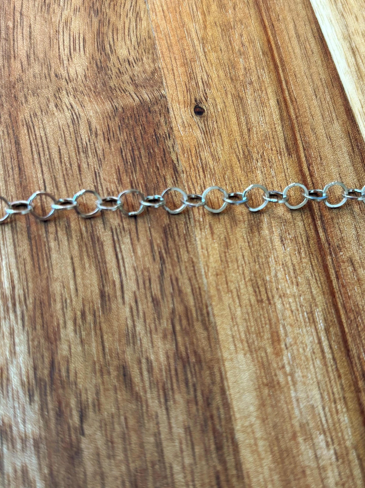 5mm Round Cable Chain - Made of 304L Stainless Steel - Sold by the foot