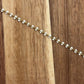 White Enamel Ball Chain | Gold PVD Stainless Steel Chain | Waterproof Tarnish Resistant Permanent Jewelry Chain | By The Foot