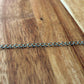 3mm x 4mm Cable Stainless Steel Curb Chain sold by the Foot
