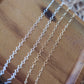 4.3mm Clover Chain | 14K Gold Filled or Sterling Silver | Permanent Jewelry Chain by the Foot