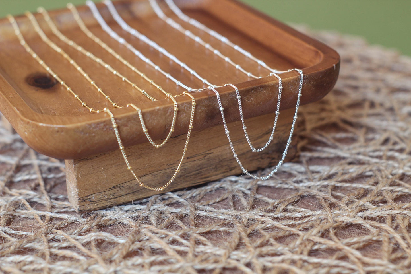 1.2mm Satellite Chain | 14K Gold Filled or Sterling Silver | Permanent Jewelry Chain by the Foot