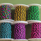 1.5mm PVD Black Neon Rainbow Stainless Steel Enamel Chain by the Foot Waterproof Permanent Jewelry Supply Tarnish Free Chain