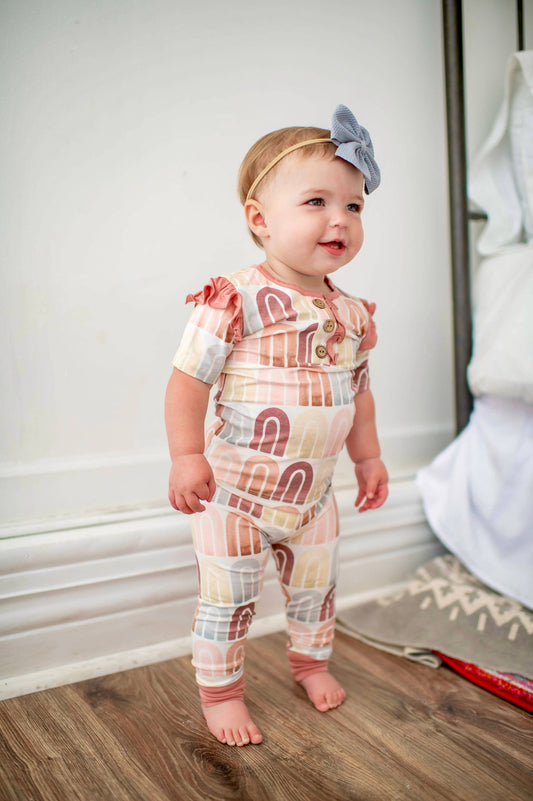 2t Made By Molly - Retro Rainbow 2-Piece Bamboo Set