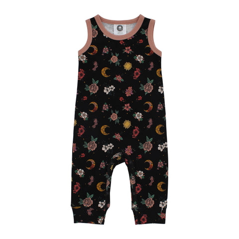 12-18m Floral Moons Baby Romper